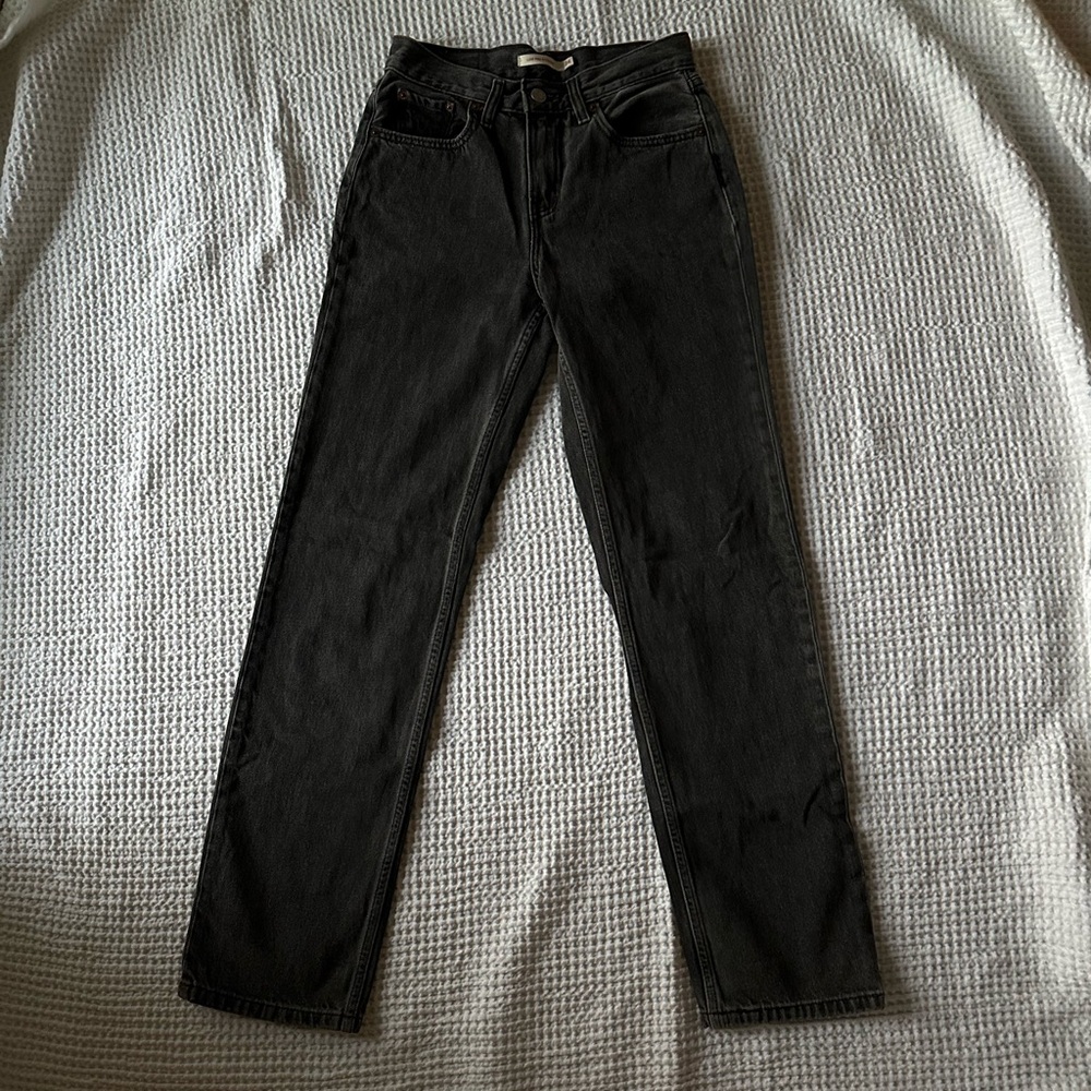 Levi’s Low Pro Straight Black Jeans